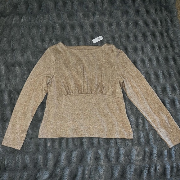 Banana Republic Factory Shimmery Top sz L NWT - Picture 1 of 6